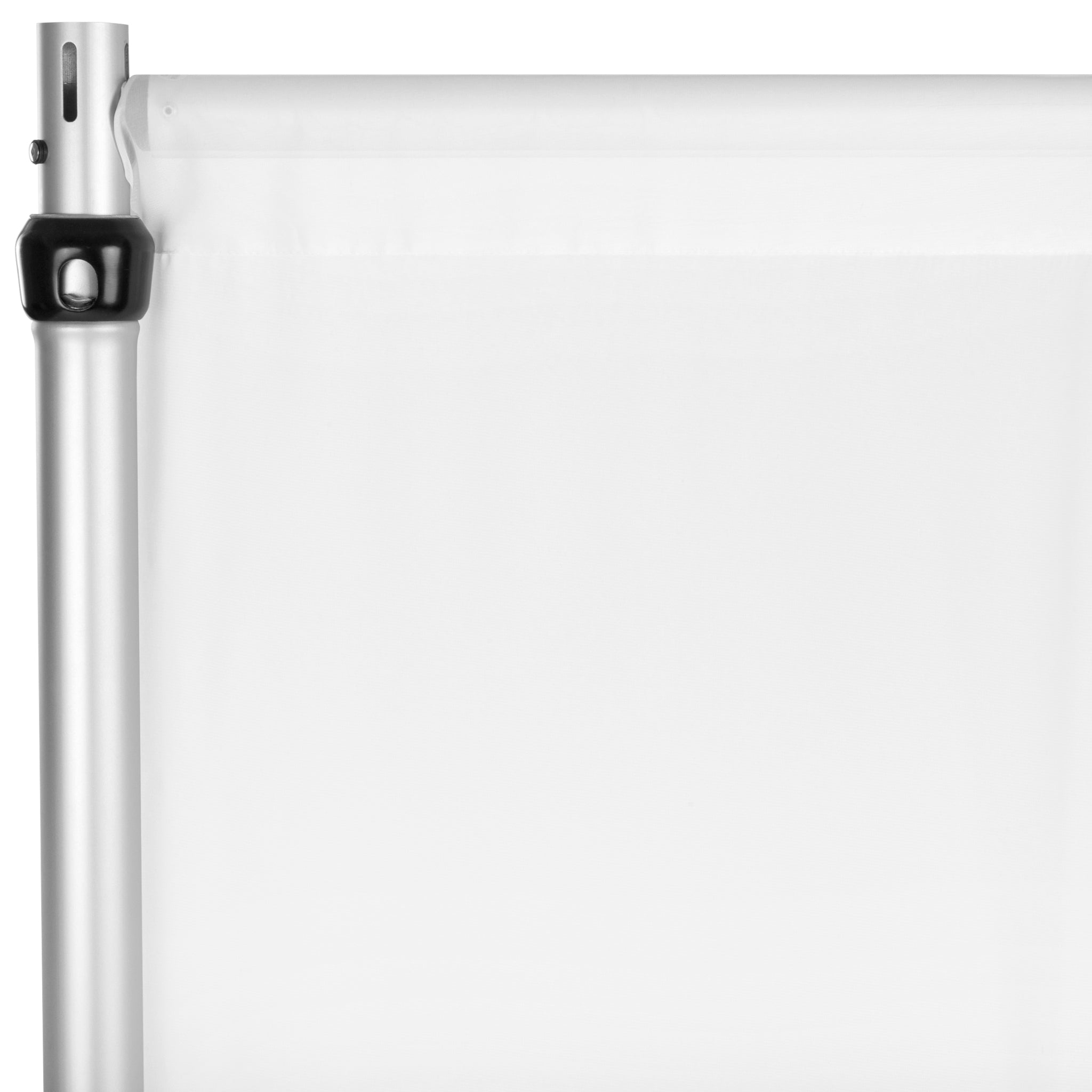 Chiffon Curtain Drape 12ft H x 118" W Panel - White - Image 2