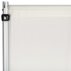 Alternative view of Chiffon Curtain Drape 14ft H x 118" W Panel - Ivory
