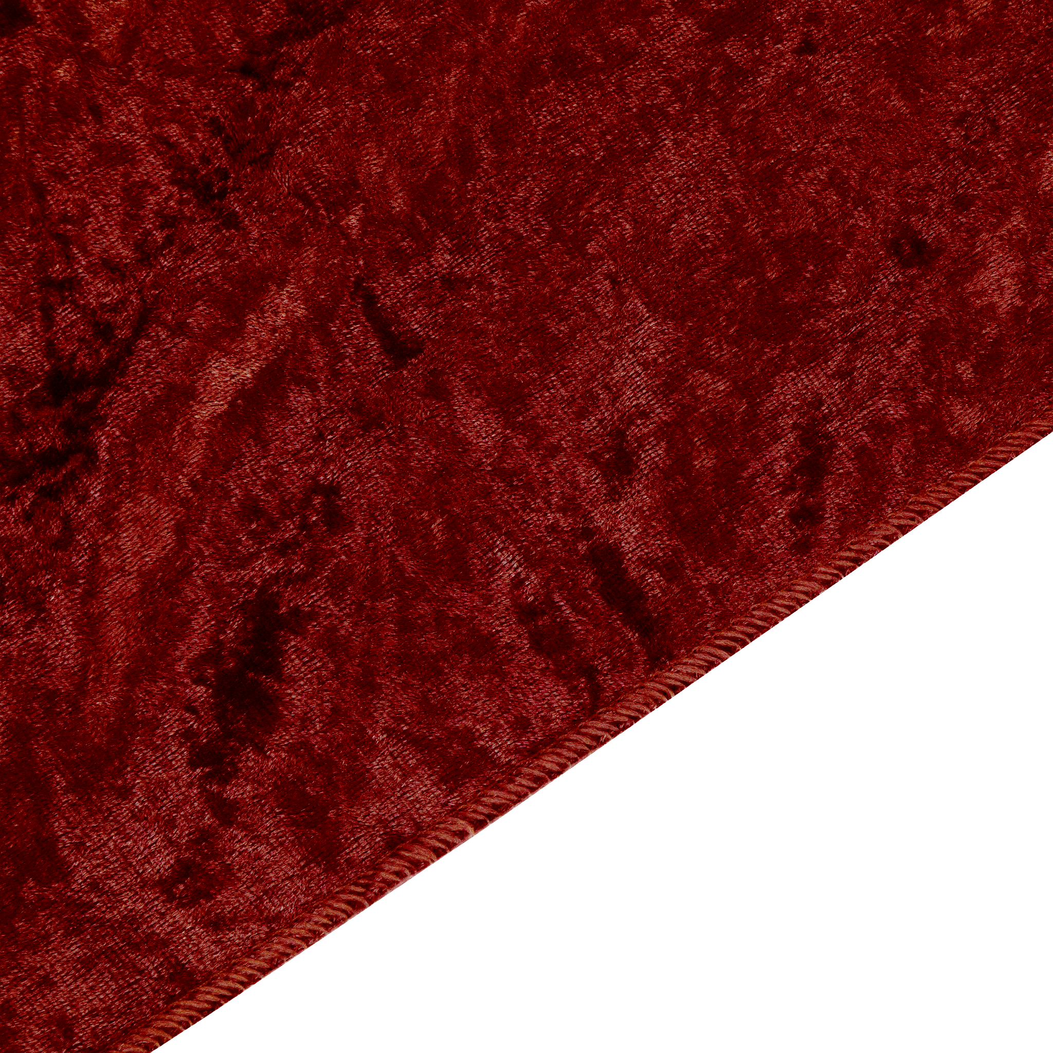Velvet 10ft H x 52" W Drape/Backdrop Curtain Panel - Apple Red - Image 6